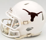 Quinn Ewers Autographed Texas Longhorns White Speed Mini Helmet Beckett BAS QR Stock #202908