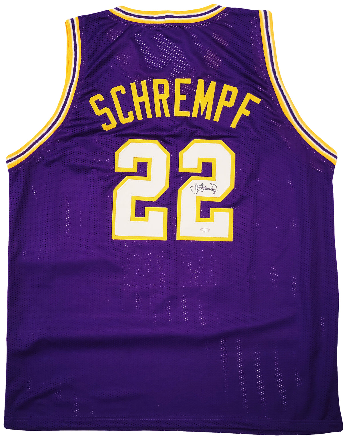 Washington Huskies Detlef Schrempf Autographed Purple Jersey MCS Holo Stock #202423