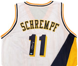 Indiana Pacers Detlef Schrempf Autographed White Jersey MCS Holo Stock #202424