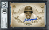 Rod Carew Autographed 2005 SP Legendary Cuts Card #70 Minnesota Twins Auto Grade Gem Mint 10 Beckett BAS Stock #192740