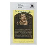 Brooks Robinson Signed Slabbed Orioles Hall of Fame Plaque Postcard BAS 100 - Sports Integrity