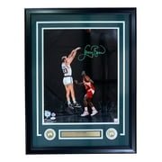 Larry Bird Signed Framed 16x20 Celtics vs Dominique Wilkins Photo Bird+JSA - Sports Integrity