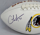 Charles Mann Autographed Washington Redskins Logo Football- The Jersey Source Au