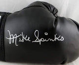 Michael Spinks Autographed Black Everlast Boxing Glove - JSA W Auth *Silver