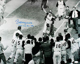 Bill Mazeroski Signed 16x20 1960 GW WS Home Run Celebration Photo-JSA W *Blue