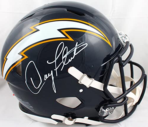 Doug Flutie Autographed F/S 88-06 Chargers Speed Authentic Helmet-Beckett W Holo