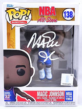 Magic Johnson Autographed NBA All-Stars Funko Pop Figurine #138 - Beckett W Holo