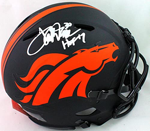 Terrell Davis Signed Broncos Authentic Eclipse Speed Helmet w HOF- Beckett W*Sil