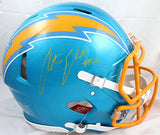 Austin Ekeler Autographed LA Chargers F/S Flash Speed Authentic Helmet-PSA Auth