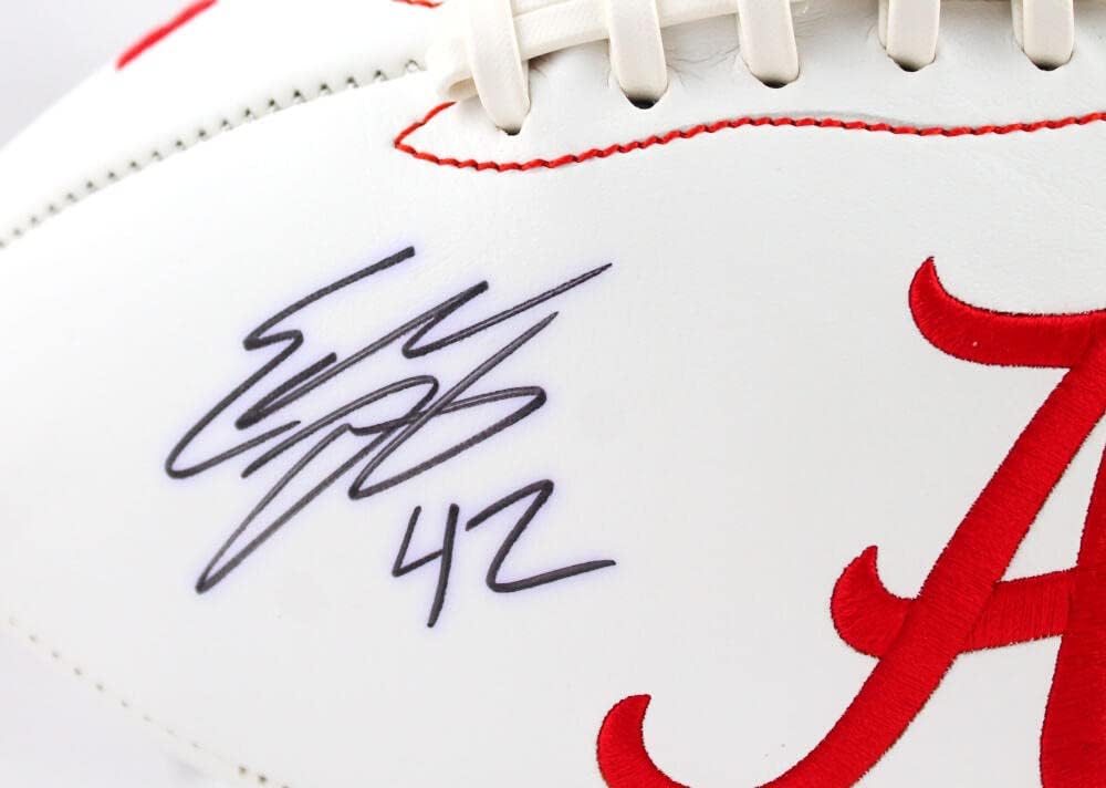 Eddie Lacy Autographed Alabama Crimson Tide Logo Football- JSA W Authenticated