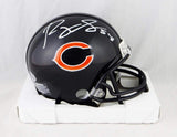 Roquan Smith Autographed Chicago Bears Mini Helmet- Beckett W Auth *White