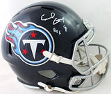 Earl Campbell Autographed Titans Full Size Speed Helmet w/HOF- JSA W Auth *White