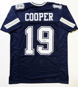 Amari Cooper Autographed Blue Pro Style Jersey- JSA W Authentication *Black *9