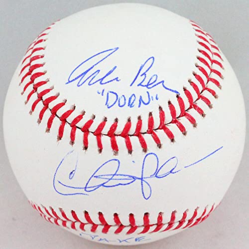 Charlie Sheen, Corbin Bernsen, Tom Berenger Autographed Rawlings OML Baseball w/ INSC- JSA W