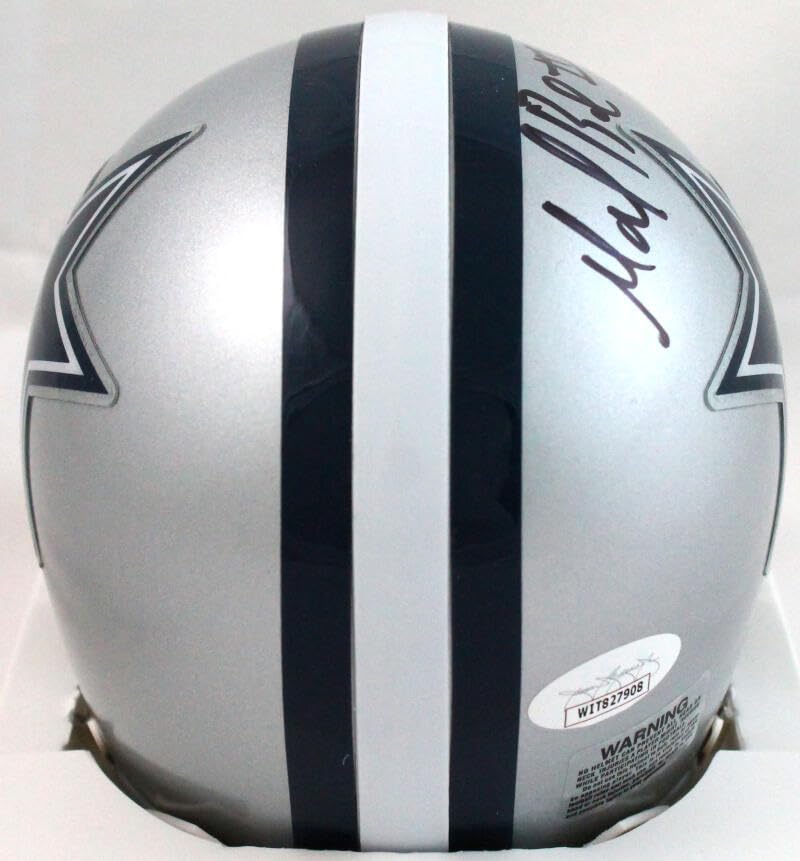 Marion Barber Autographed Dallas Cowboys Mini Helmet-JSA W *Black