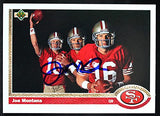 1991 Upper Deck #54 Joe Montana SF 49ers Autograph Beckett Witness