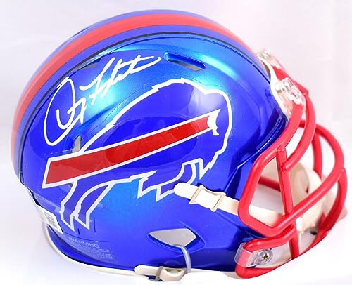 Doug Flutie Autographed Buffalo Bills Flash Speed Mini Helmet-Beckett W Hologram