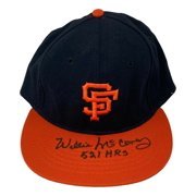 Willie McCovey Signed Giants Cooperstown Collection Hat 521 HRs Insc PSA - Sports Integrity