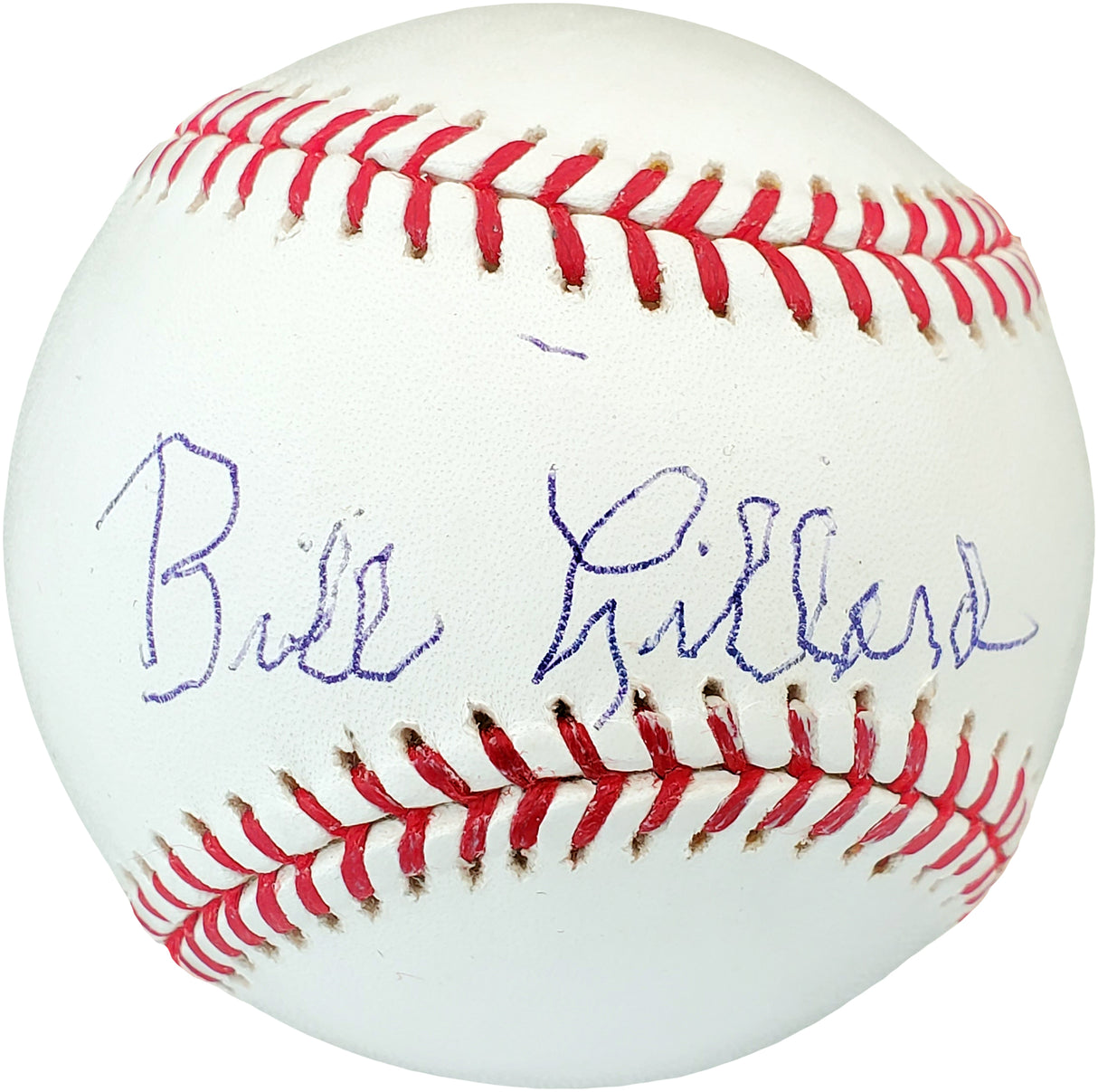 Bill Lillard Autographed Official MLB Baseball Philadelphia A's "Short Stop Philadelphia A's 1939 & 40" Beckett BAS #V68336