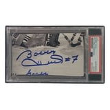 Bobby Hull Signed Slabbed Chicago Blackhawks Cut Signature PSA/DNA 85076456 - Sports Integrity