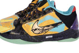 Kobe Bryant Lakers Signed Nike Zoom Kobe V Prelude Shoes Finals MVP Panini