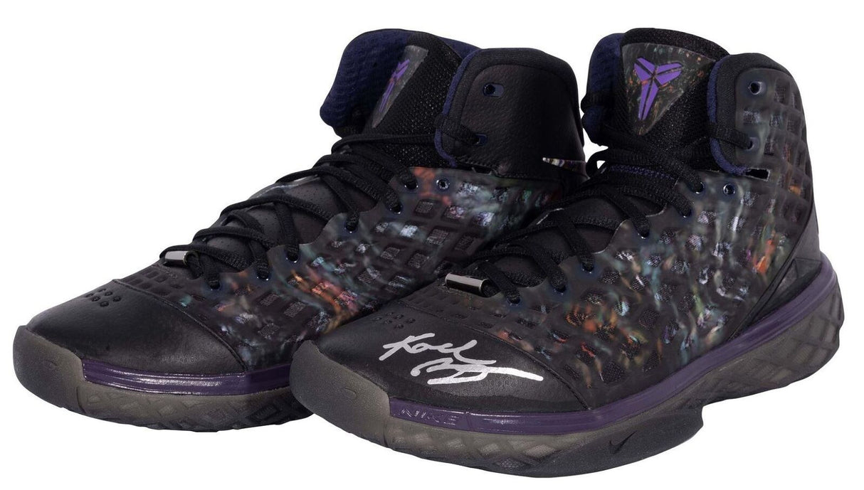 Kobe Bryant Lakers Signed Nike Zoom Kobe III Prelude Shoes Panini