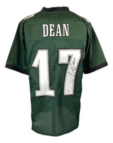 Nakobe Dean Philadelphia Signed Green Football Jersey PSA/DNA