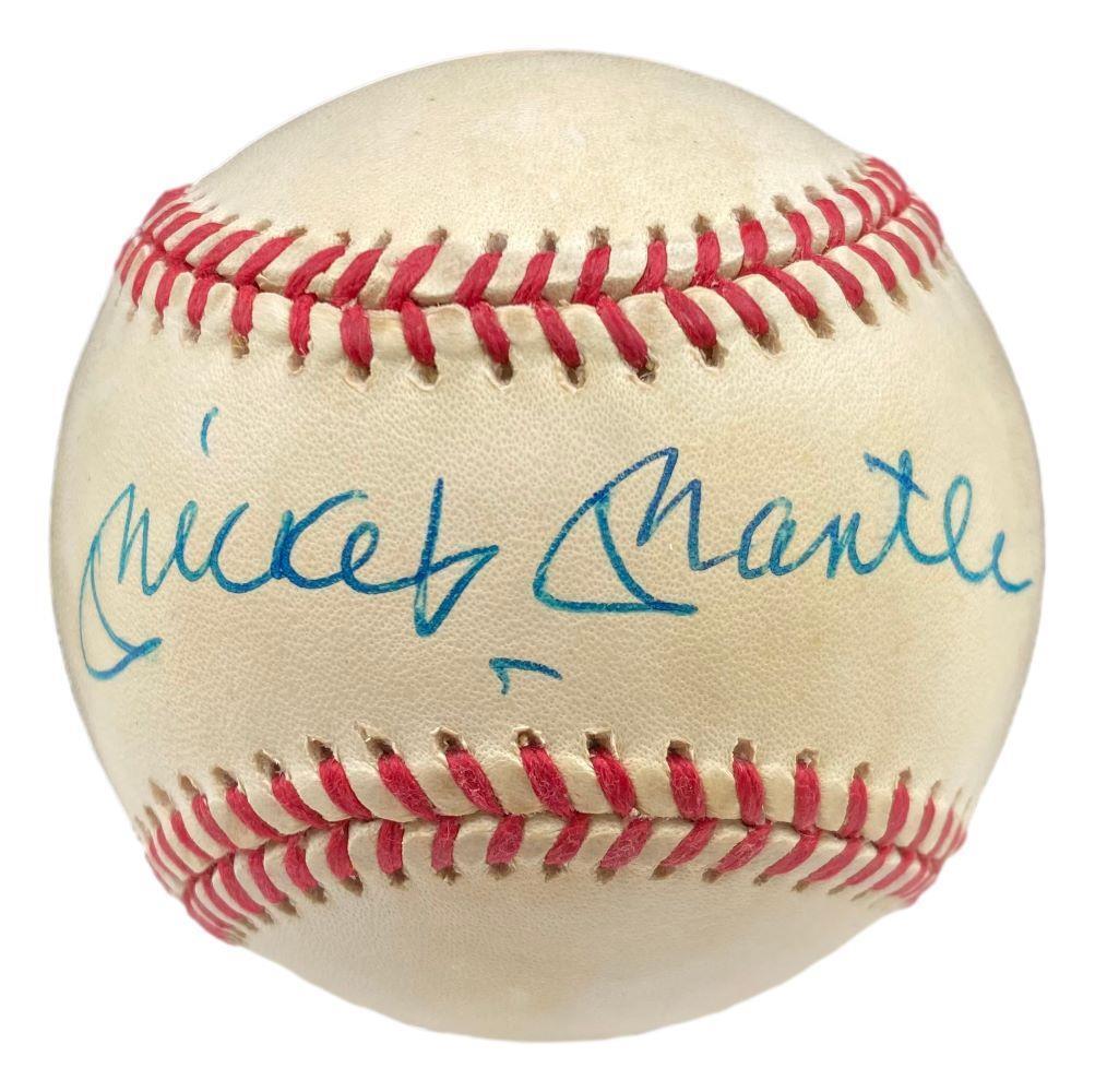 Mickey Mantle New York Yankees Signed American League Baseball BAS AC66412