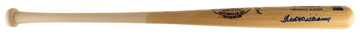 Ted Williams Boston Red Sox Signed Louisville Slugger Bat JSA ZZ11950