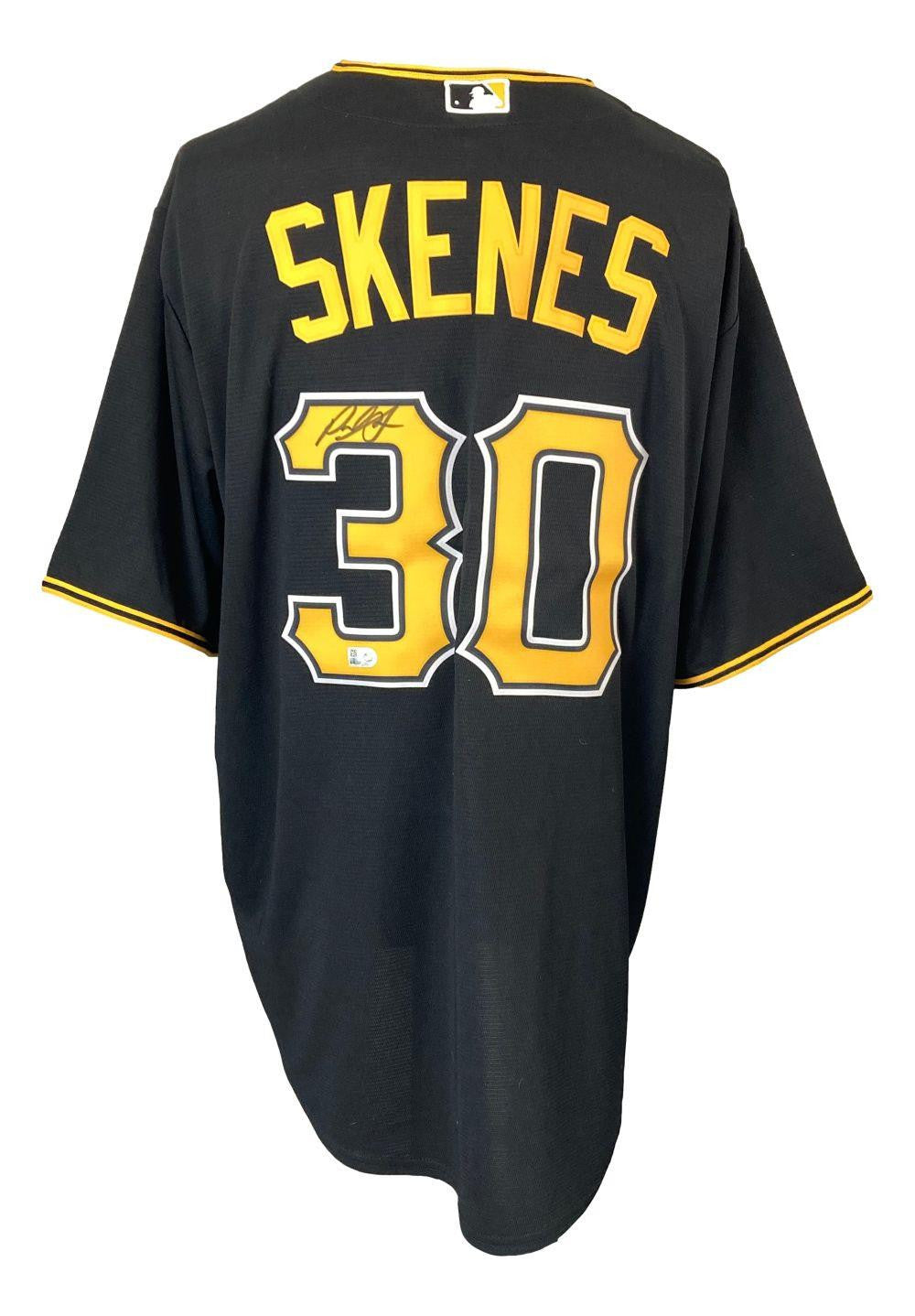 Paul Skenes Signed Pittsburgh Pirates Black Nike Replica Jersey MLB Hologram