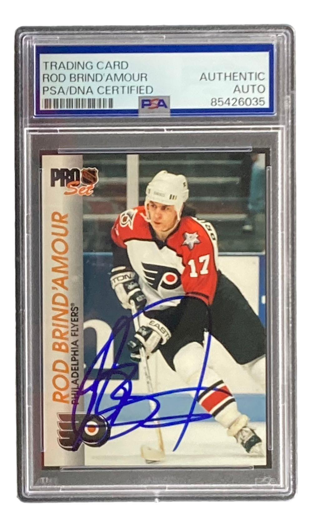 Rod Brind'Amour Signed 1992 Pro Set #132 Philadelphia Flyers Card PSA