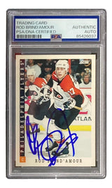 Rod Brind'Amour Signed 1993 Score #45 Philadelphia Flyers Card PSA