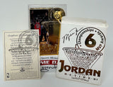 Michael Jordan Upper Deck 22Kt. Gold Leaf Bulls Photo Card - Retirement Ed. LE