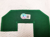 Boston Celtics Larry Bird Autographed White Jersey Beckett BAS Stock #203448