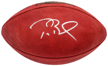 Tom Brady Autographed Official NFL Leather Super Bowl XXXIX Logo Football Fanatics Holo #AA0104080