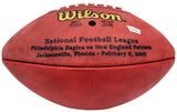 Tom Brady Autographed Official NFL Leather Super Bowl XXXIX Logo Football Fanatics Holo #AA0104080