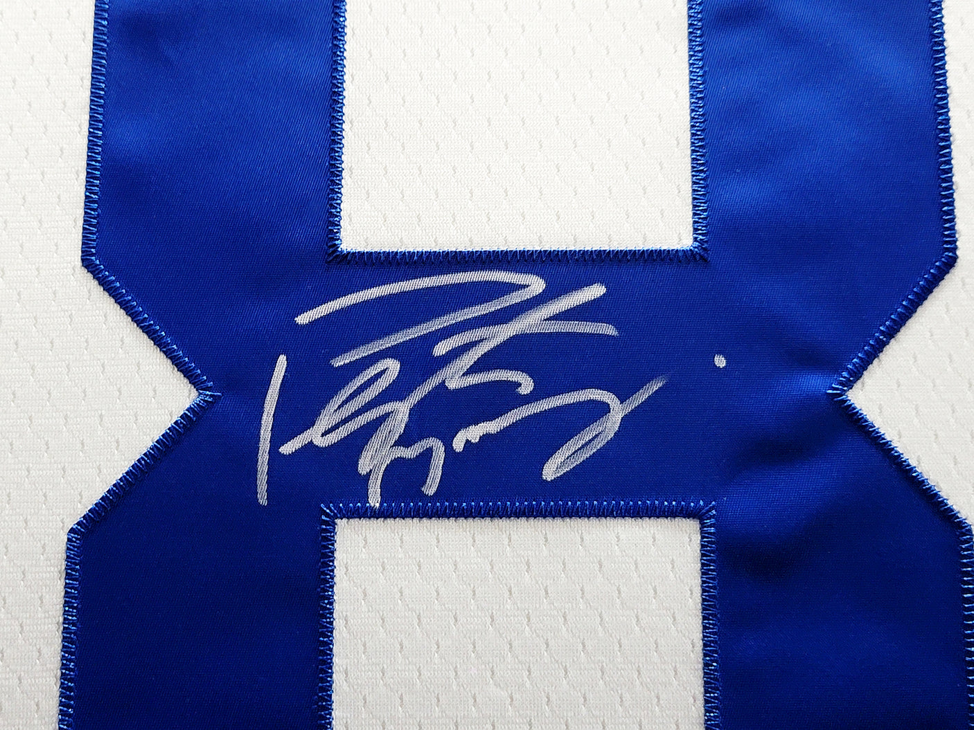 Indianapolis Colts Peyton Manning Autographed Framed White Authentic Mitchell & Ness Replica 2006 Throwback Jersey Fanatics Holo Stock #203488