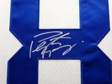 Indianapolis Colts Peyton Manning Autographed Framed White Authentic Mitchell & Ness Replica 2006 Throwback Jersey Fanatics Holo Stock #203488