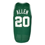 Ray Allen Boston Signed Green Basketball Jersey BAS ITP - Sports Integrity