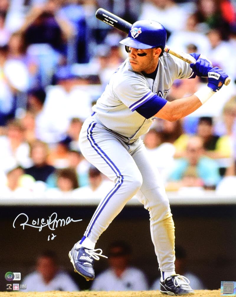 Roberto Alomar Signed Toronto Blue Jays 16x20 Batting Photo- Beckett W Hologram