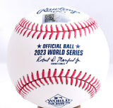 Nolan Ryan Autographed Rawlings OML 2023 World Series Baseball- AIV Hologram