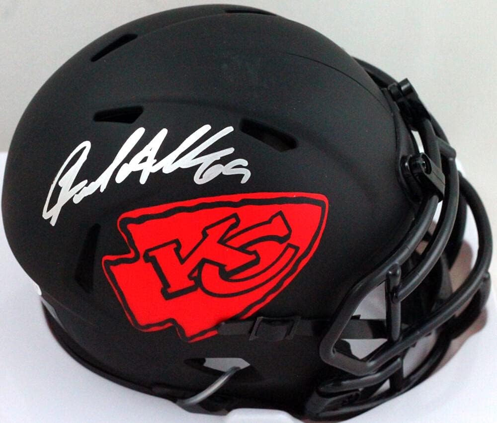 Jared Allen Autographed Kansas City Chiefs Eclipse Mini Helmet- Beckett *Silver