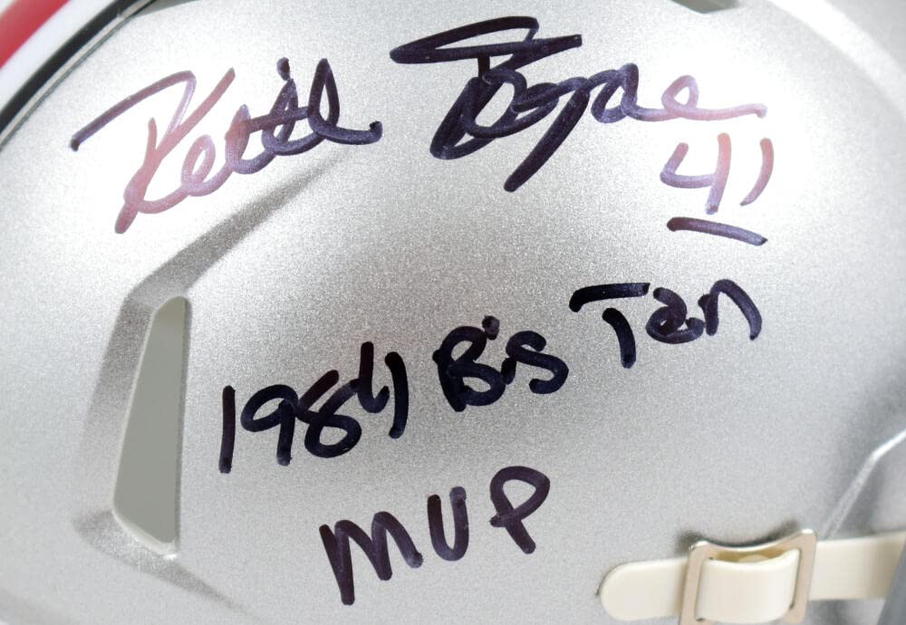 Keith Byars Signed Ohio State Buckeyes Speed Mini Helmet w/MVP-Beckett W Holo