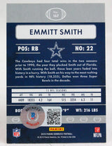 2015 Donruss #167 Emmitt Smith Cowboys Autograph Beckett Witness