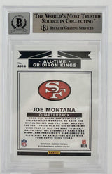 2019 Donruss All Time Gridiron Kings #6 Joe Montana SF 49ers BAS Autograph 10