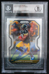 2020 Panini Prizm #392 Chase Claypool Pittsburgh Steelers BAS Auto 10