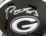 Roquan Smith Signed Georgia Bulldogs Eclipse Speed Mini Helmet- Beckett W *Silvr