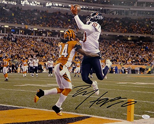 DeAndre Hopkins Autographed Texans 16x20 Against Bengals Photo- JSA W Auth