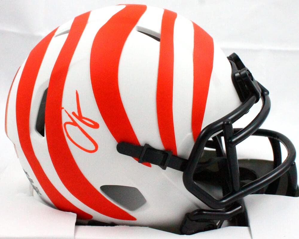 Chad Johnson Autographed Cincinnati Bengals Lunar Speed Mini Helmet-BeckettWHolo