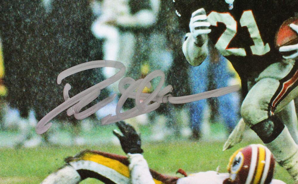 Deion Sanders Autographed Atlanta Falcons 8x10 Rain HM Photo- Beckett W *Silver